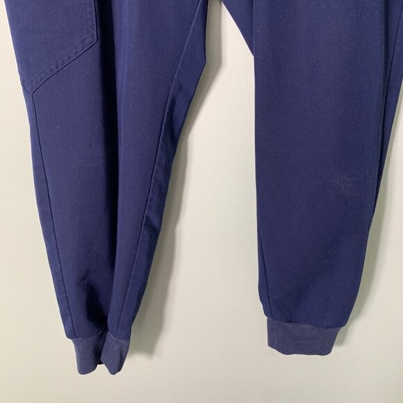 FIGS technical collection joggers pull on elastic waist blue ankle scrubs - Picture 3 of 9